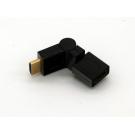 HDMI Male Female Flexible Right Angle Connector Swivel Adapter Extender 4K 1080P