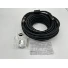 50FT SVGA Cable Monitor HD15 Male to Male Conduit Feed UXGA