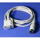 DIN5M to DB9F Cable 3Ft Scale Interface